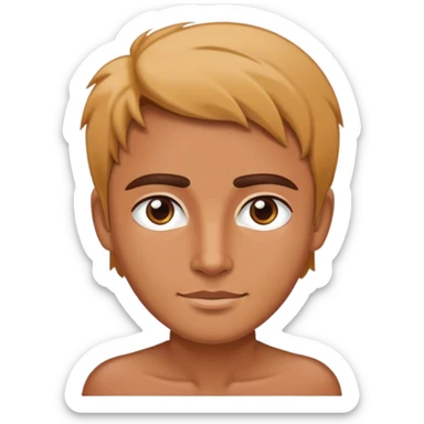 A boldy in maledive sticker