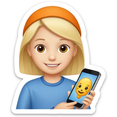 child chooses a hobby sticker