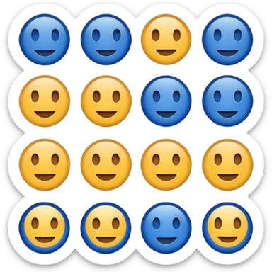 navy blue circle emoji, i want to use it for a message sticker