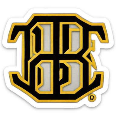Boston bruins logo sticker