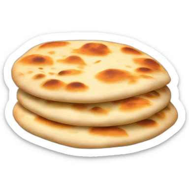 Naan stacked sticker