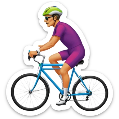 psychedelic blotter paper with a bicycle and Albert Hofmann, vibrant colors, no text sticker