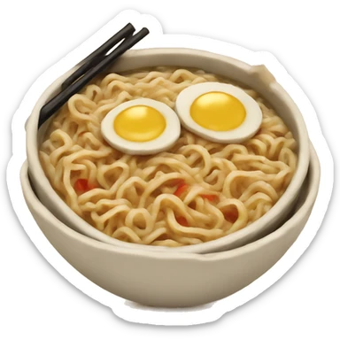 Ramen food sticker
