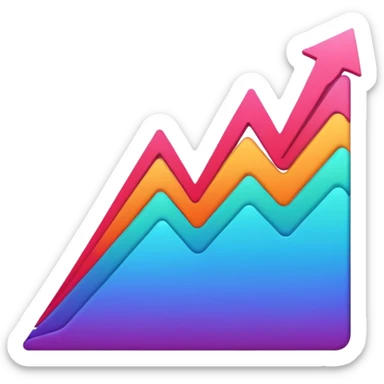 Graph growth sticker