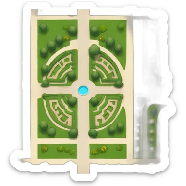 Gardens of Versailles sticker