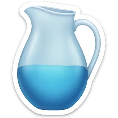 Water pitcher sticker