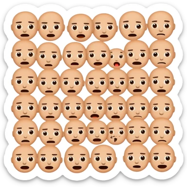 Nra Nra Nra meme with repetitive text and silly faces sticker