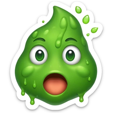 snot running from the nose sticker