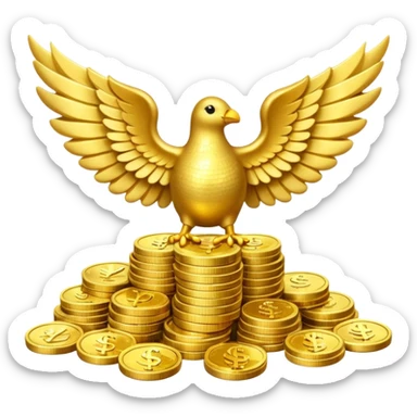 Money with Wings sticker