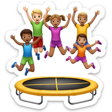 trampoline park sticker