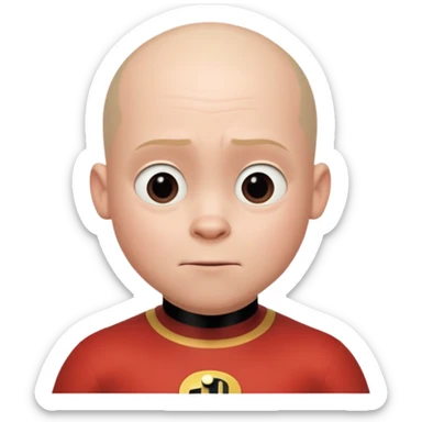 Jack-Jack (bald) from The Incredibles Movie sticker