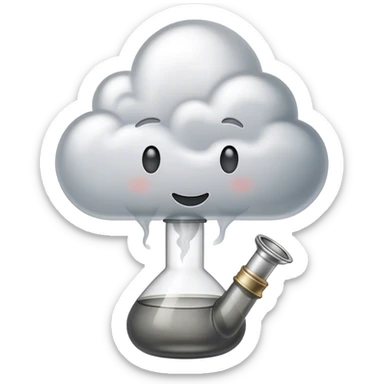 Big bong rip sticker