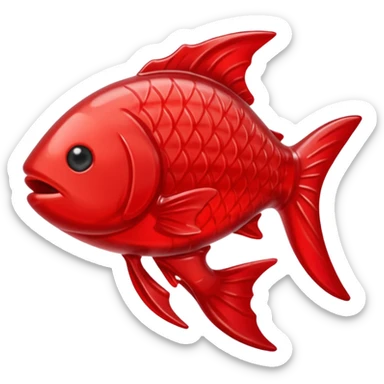 swedish fish candy sticker