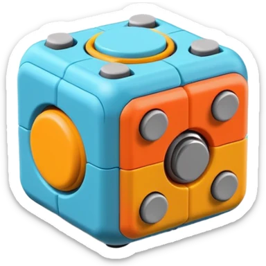 fidget cube sticker