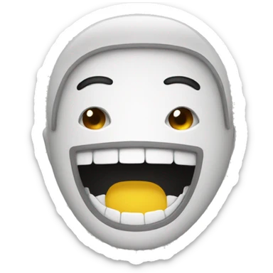 Zipper-Mouth Face Emoji sticker
