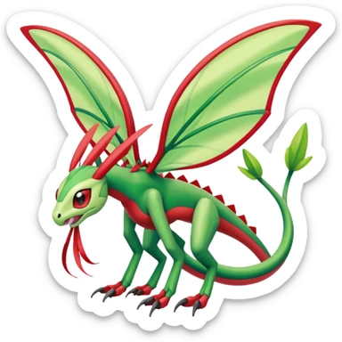Meloetta-Flygon-Scyther-Pokémon-Fakémon-creature sticker
