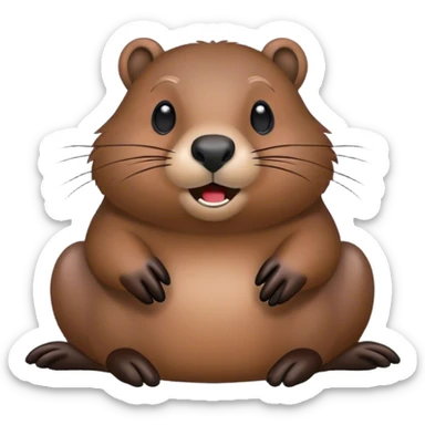 Groundhog sticker