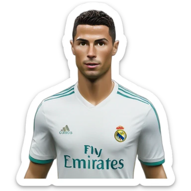 Cristian Ronaldo fait une retourne que sticker
