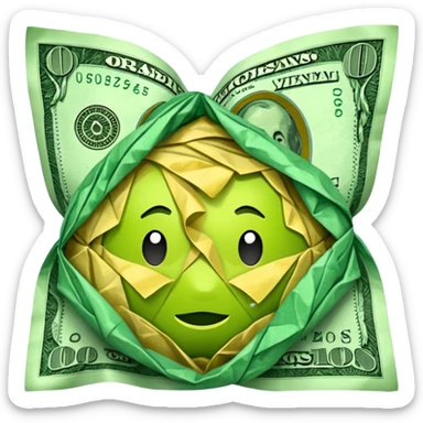 Cash bad green sticker