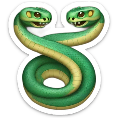 mayan snake hieroglyph sticker