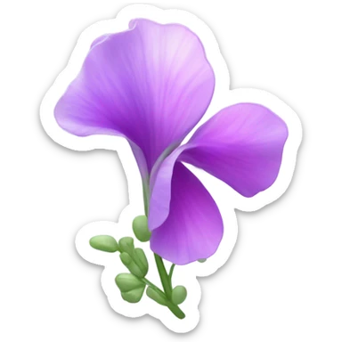 A sweet pea  sticker