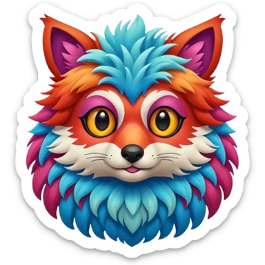 Falvie creature animal artwork sticker