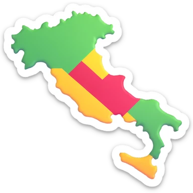 map of Sicily sticker