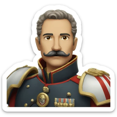 Moebian Regiments 40k mustache  sticker