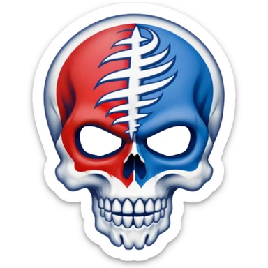 grateful dead steal your face logo sticker