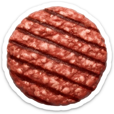 beef patty sticker