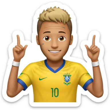 Neymar world cup 2014 sticker