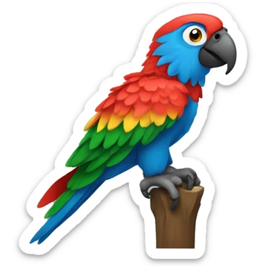 Parrot  sticker