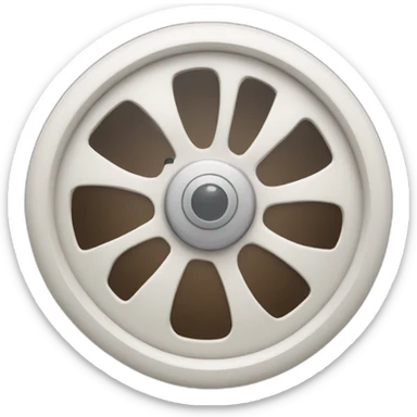 Chat roue qui fait un clin d'œil sticker