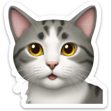 Cat mason sticker