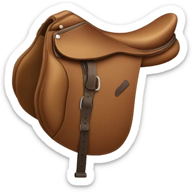 English saddle sticker