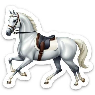 dressage horse sticker