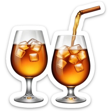South African brandy and coke sticker