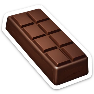 Bar of chocolate  sticker