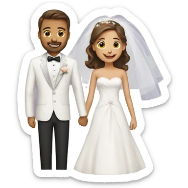 wedding sticker