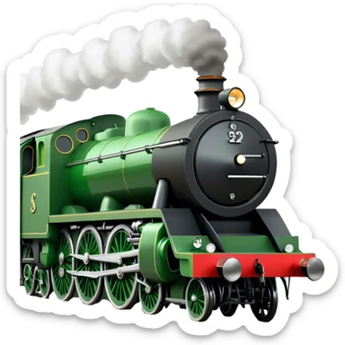 Steam Train - Flying Scotsman (Model Year: 2022) (Iconic colour: Green) sticker