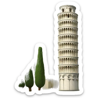 Leaning Tower Of Pisa  sticker