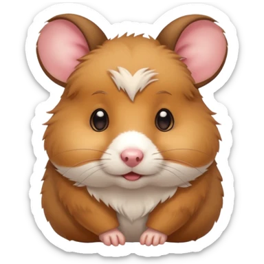 Hamster with dog ears 🐹🐶 sticker