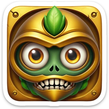 3D, cinematic ultra detailed 32k HD Doom srhoom in pvz 1, brought to life with stunning visual details, each lash, eye, and hair is shown in stunning detail, rich textures, visually rich, so lifelike that it feels like it could leap off the page at any moment sticker