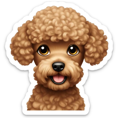Toy poodle  sticker