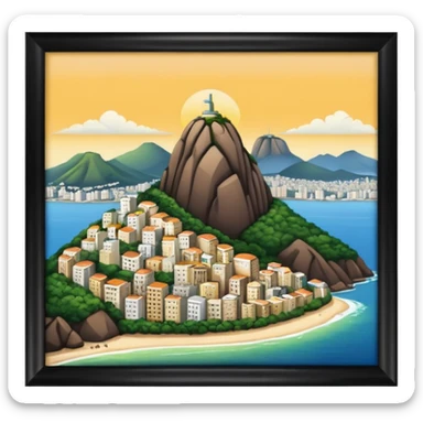 pao de acucar rio de janeiro sticker