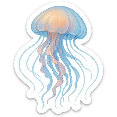 Jellyfish sticker