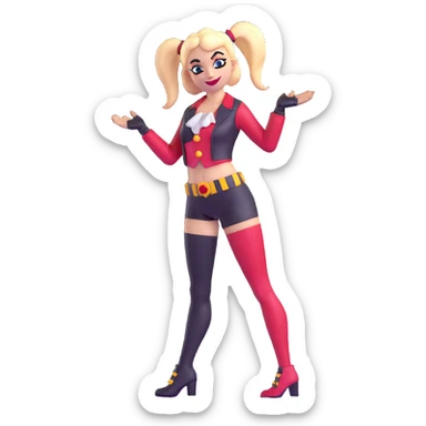 Harley Quinn from DC Comics sticker