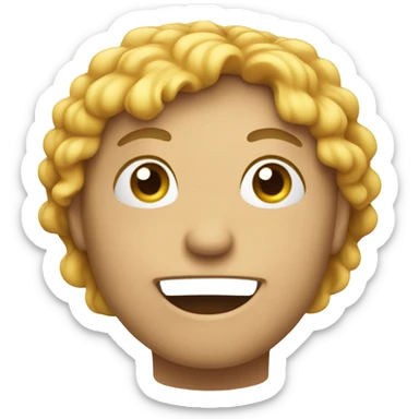 Emoji face with the characters FYI on the bottom right corner. sticker