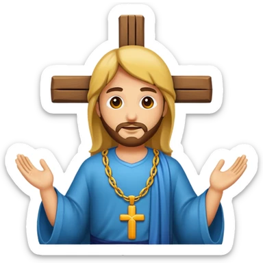 Cross christ  sticker