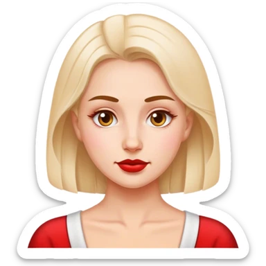 polish woman sticker